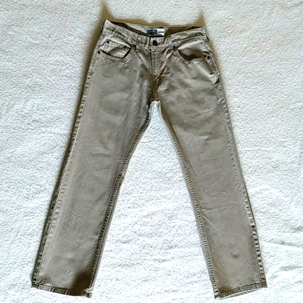Levi's Signature Straight Fit Khaki Jeans